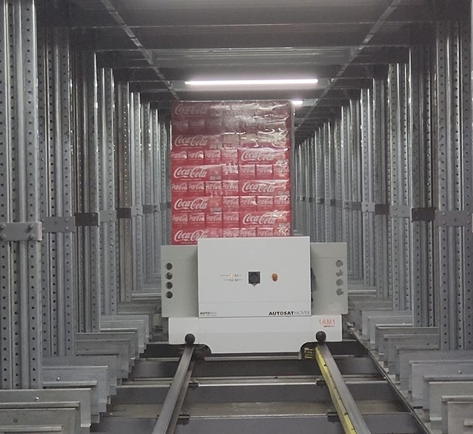 warehouse pallet automation component autosatmover